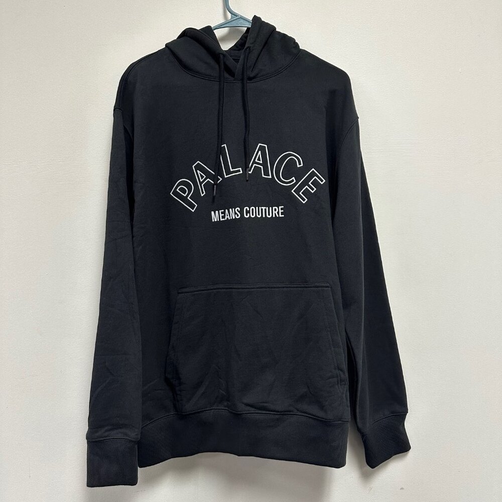 Palace Couture Logo Hoodie Size Large - Black (New Without Tags)
